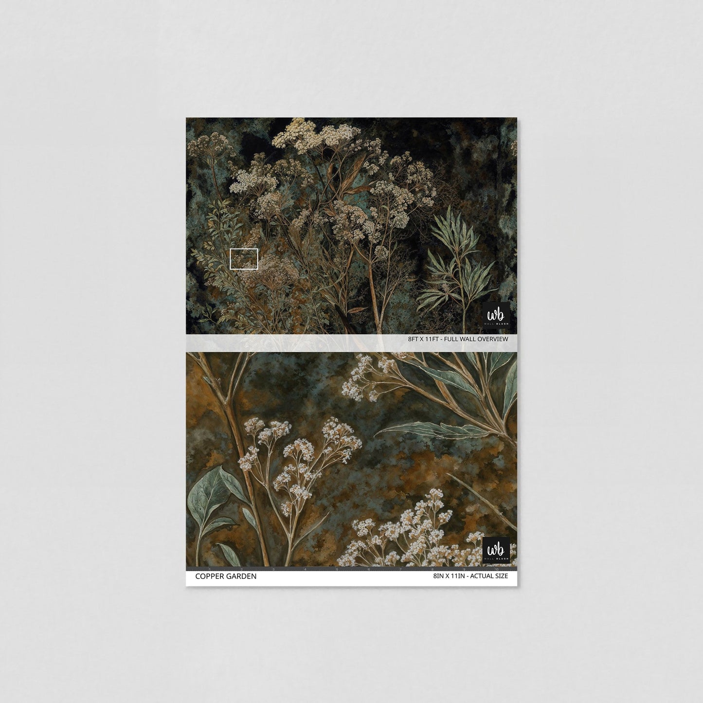 Copper Garden Wallpaper