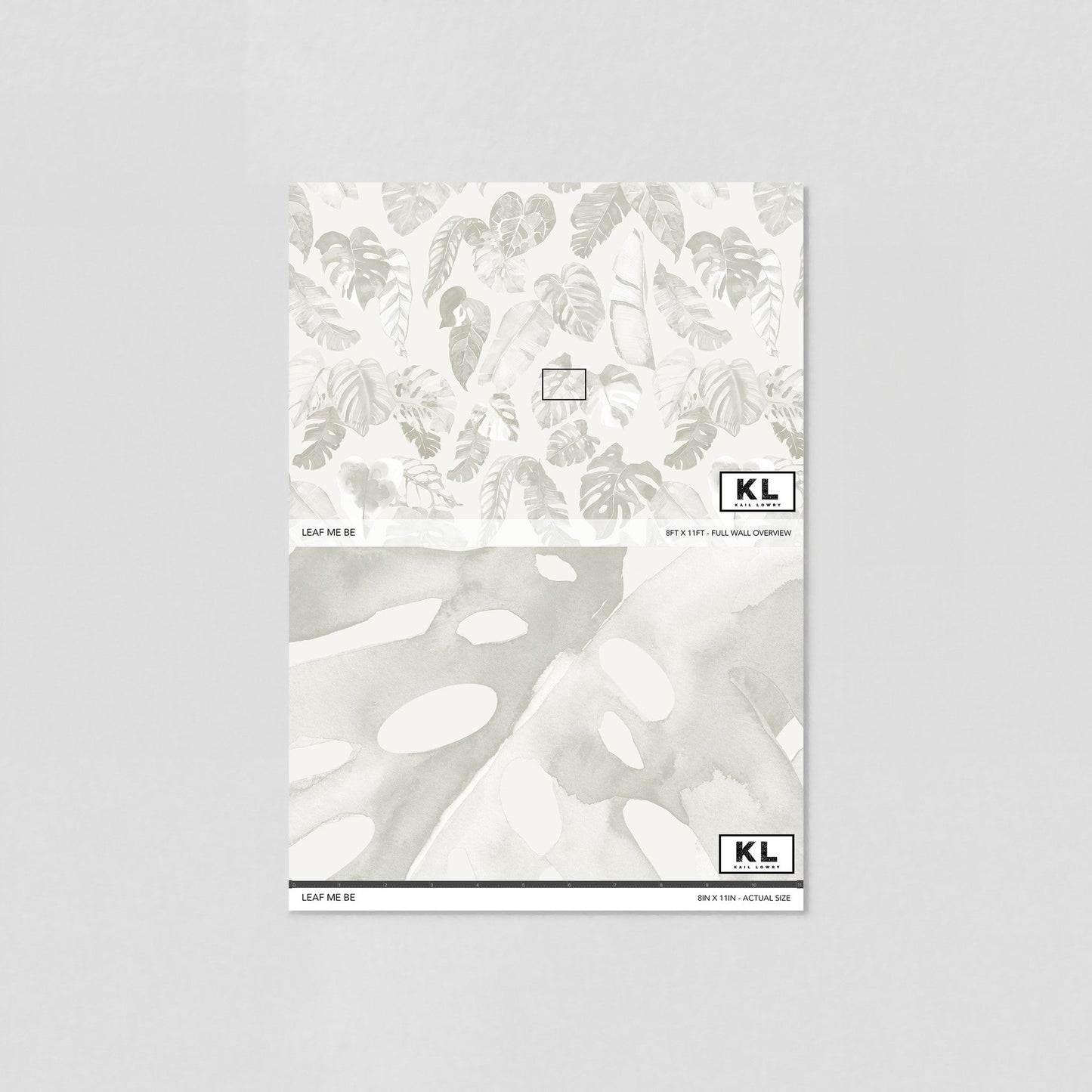 Leaf Me Be Wallpaper